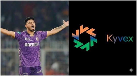 Kyvex Strengthens Partnership with Indian Cricketer & IPL Star Vaibhav Arora — Vaibhav Arora Invests in Kyvex as Sports Performance & AI Health Ambassador for India 1 Vaibhav Arora, IPL star for Kolkata Knight Riders, joins Kyvex, led by Pearl Kapur, as an investor and AI Health Ambassador for India
