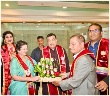 Nitin Gadkari graces Pillai Group of Institutions’ degree ceremony in Panvel, Maharashtra.