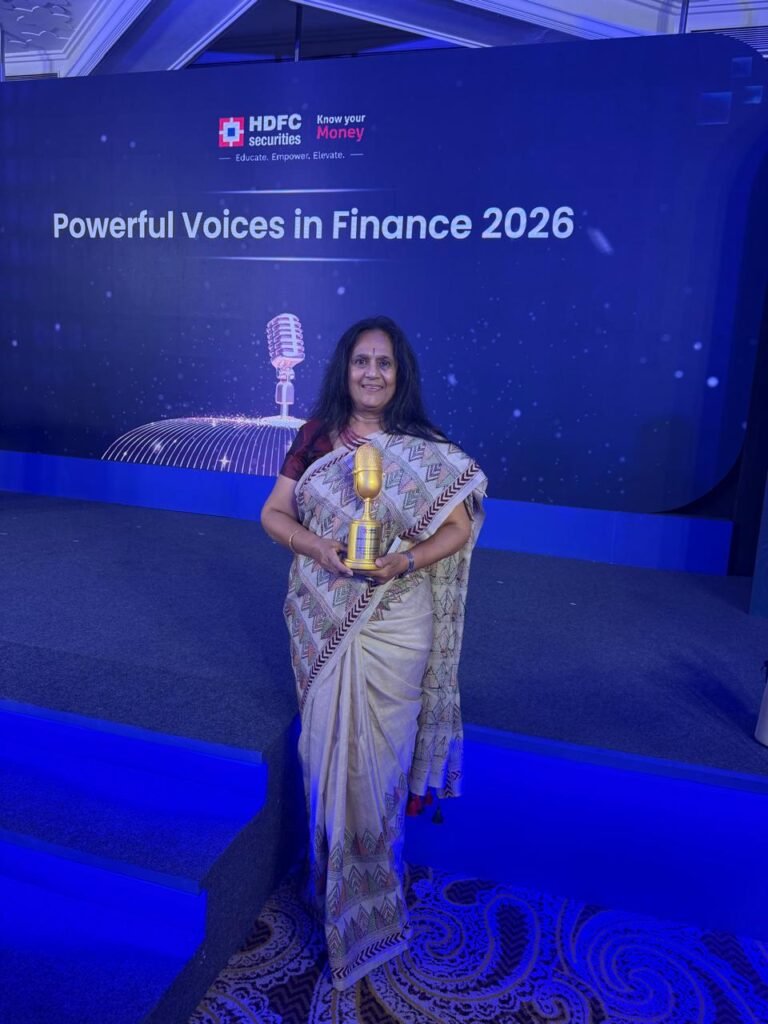 AROH Foundation’s Dr. Neelam Gupta Honored with "Powerful Voices in Finance" Award by HDFC Securities