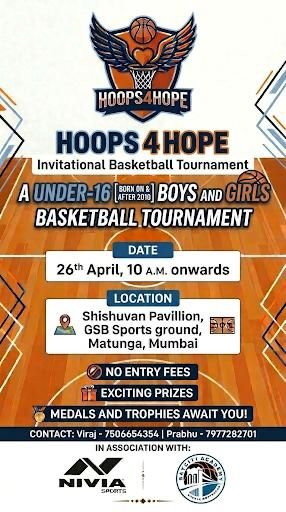 Hoops4Hope Organises Basketball Tournament for Underprivileged Kids in Mumbai