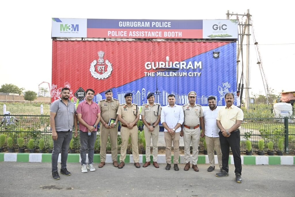 M3M India’s First of 31 Planned Traffic Booths Inaugurated by Prateek Gahlot, IPS, DCP Traffic, Gurugram