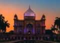 Safdarjung Tomb Illuminated Blue for World Autism Awareness Day