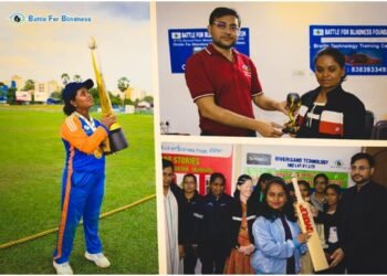 The Battle for Blindness Foundation Celebrates Historic World Cup Triumph of Blind Cricketer Simu Das