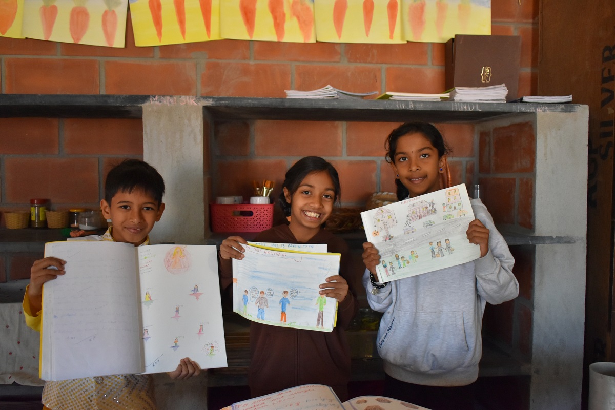 (Students at Kingdom of Childhood)