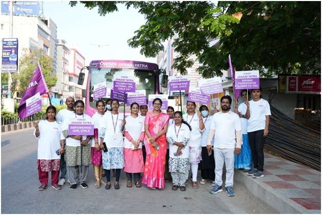 Oasis Fertility’s Janani Yatra Reaches Tirupathi to Boost Fertility Awareness
