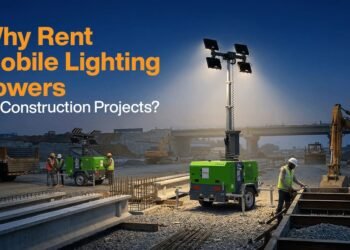 Why Rent Mobile Lighting Towers for Construction Projects?