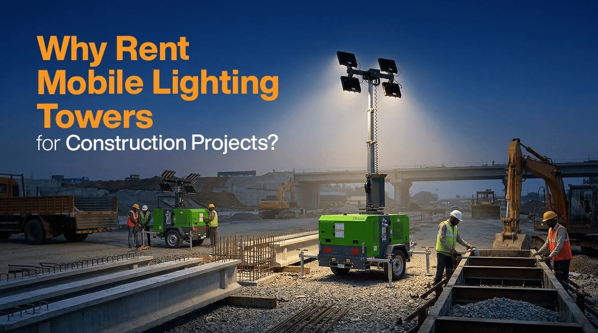 Why Rent Mobile Lighting Towers for Construction Projects?
