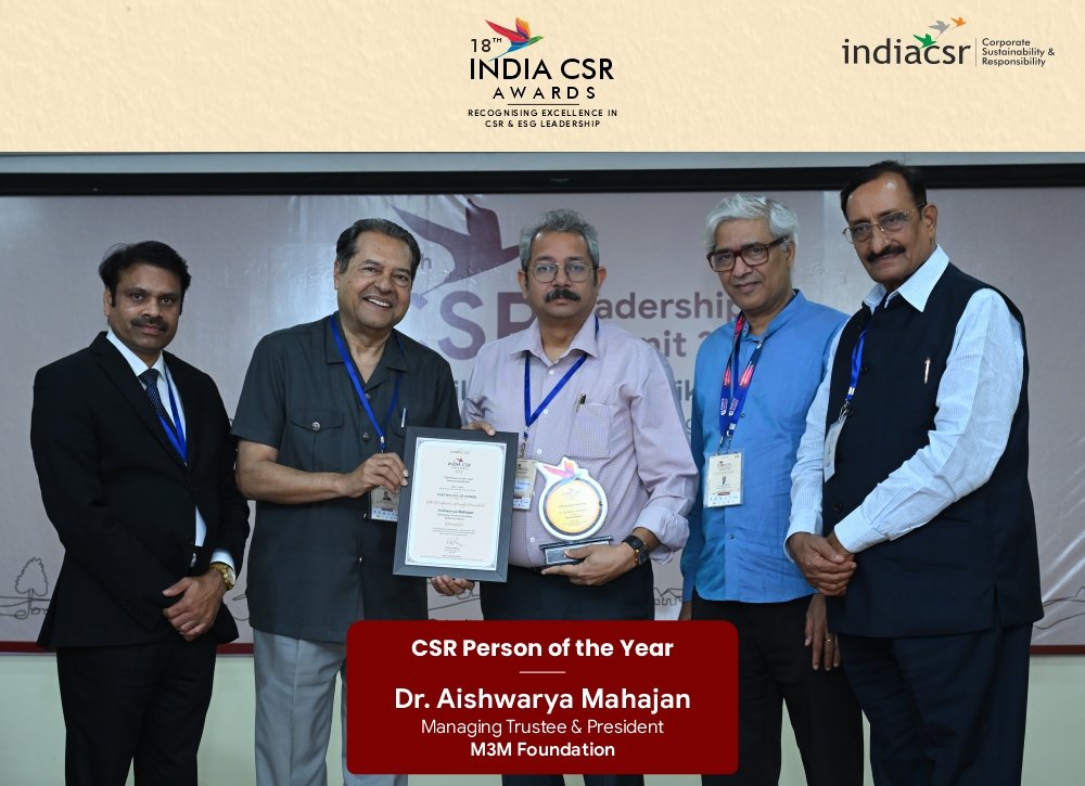 Dr. Aishwarya Mahajan Honoured with India CSR Person of the Year Award 2026 for Transformative Social Leadership