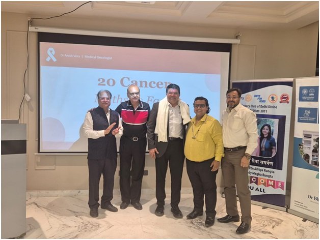 Rotary Club of Delhi Divine Hosts Talk Debunking Cancer Myths