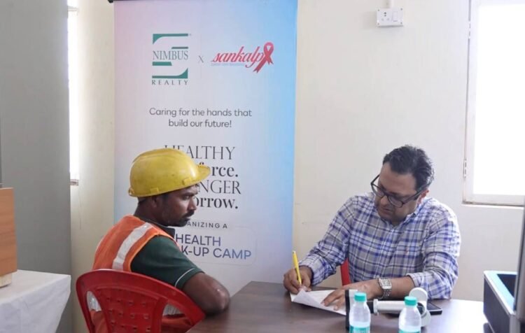 CSR: Nimbus Realty Marks Labour Day with Cancer Screening Camp