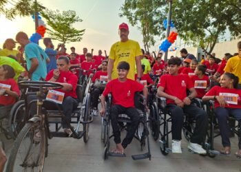 Ahmedabad Rides for Inclusion as 1,500 Join Messengers on Cycles