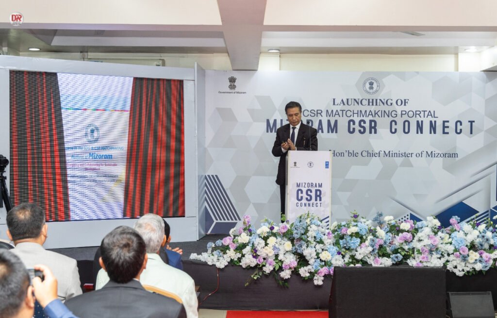 Mizoram CSR Connect Portal to Link Corporates with State Development Projects 2 Addressing the gathering, the Chief Minister appreciated UNDP India, the Planning & Programme Implementation Department, and the Mizoram CSR Cell for developing the portal. Referring to CSR data for 2023–24, he said that Mizoram had received only 0.06 percent of the total CSR expenditure in India. He also said that the CSR Cell had been established in the Chief Minister’s Office in June 2024 to strengthen CSR-related initiatives in the state.