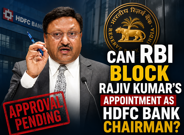 Can RBI Block Rajiv Kumar’s Appointment as HDFC Bank Chairman