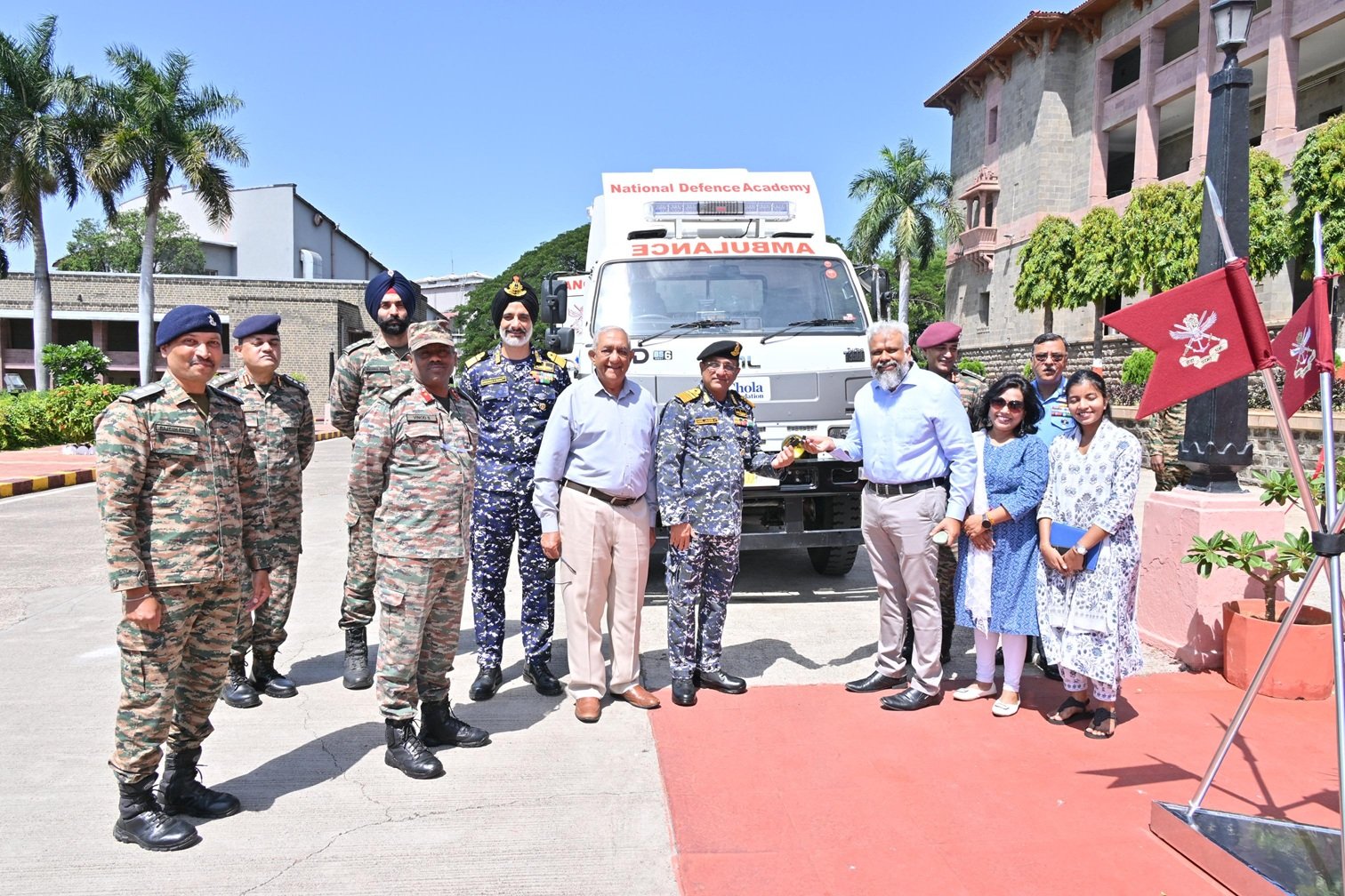 CSR: Chola Foundation hands over ALS Ambulance to NDA to enhance Emergency Care