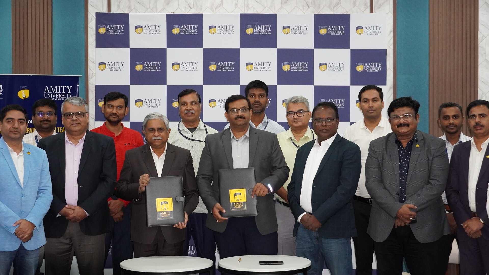 Amity University Bengaluru and LTTS to Equip Students with E-Mobility Skills 1 Dignitaries at the signing of the strategic MoU between Amity University Bengaluru and LTTS