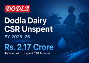 Dodla Dairy Transfers Rs. 2.17 Crore to Unspent CSR Account for FY 2025-26