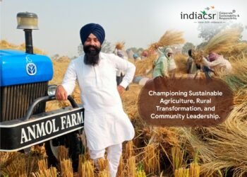 Dr. Nirmal Singh at farmland