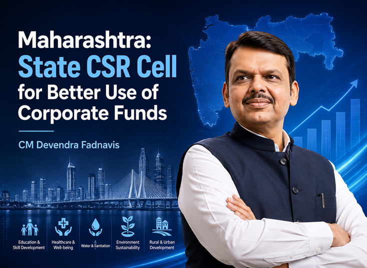 Maharashtra to Set Up State CSR Cell for Better Use of Corporate Funds