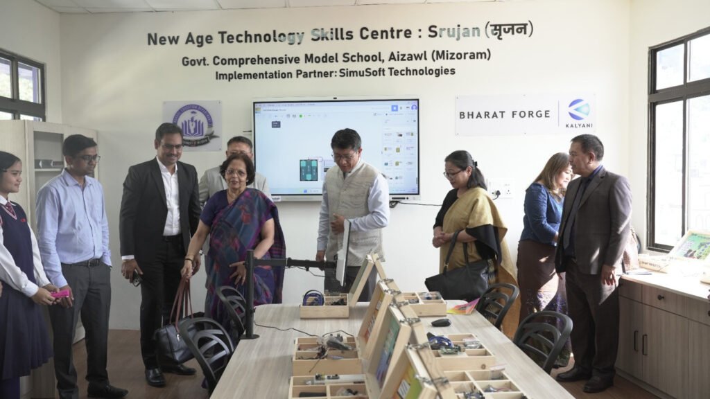 Education Minister Dr. Vanlalthlana Inaugurates Northeast’s First New Age Tech Skills Centre in Aizawl 4 India CSR