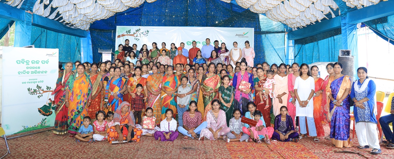 Jindal Foundation Hosts Raja Festival Community Programme with Over 1,000 Women and Girls in Odisha 1 Raja Festival Community Programme
