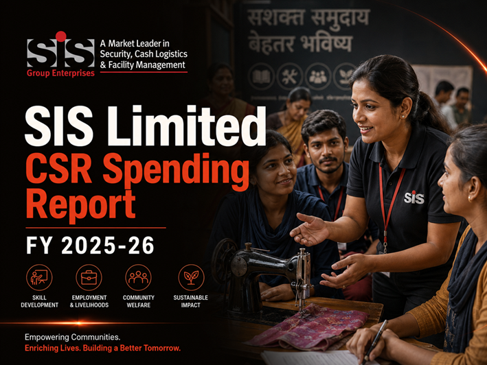SIS Limited CSR Spending Report FY 2025-26