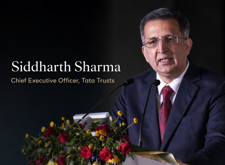 Siddharth Sharma, Chief Executive Officer, Tata Trusts