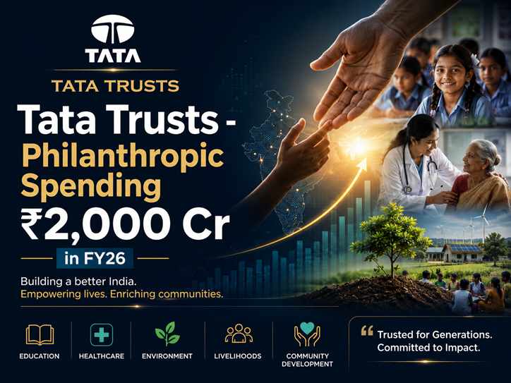 Tata Trusts to Hike Philanthropic Spending to ₹2,000 Cr in FY26 1 Tata Trusts to Hike Philanthropic Spending to ₹2,000 Cr in FY26