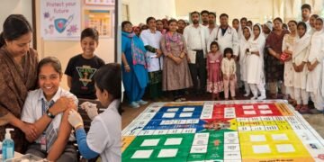 CSR: Advancing India's Fight Against Cervical Cancer, M3M Foundation Facilitates HPV Vaccination for Adolescent Girls in Nuh