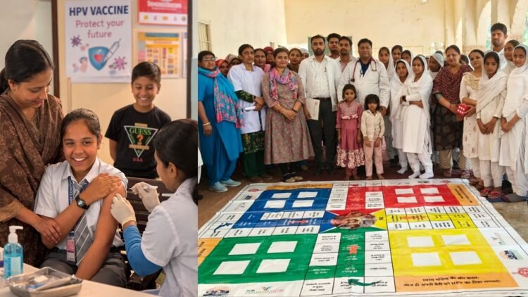 CSR: Advancing India's Fight Against Cervical Cancer, M3M Foundation Facilitates HPV Vaccination for Adolescent Girls in Nuh