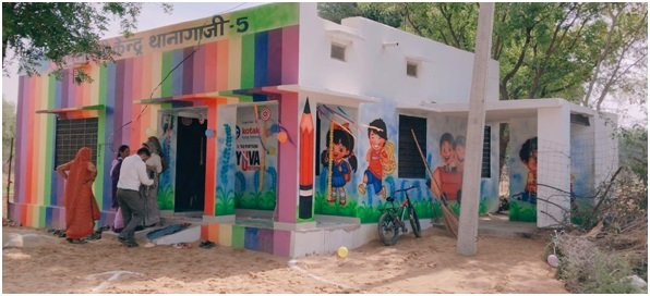 Kotak Mahindra Bank and Yuva Unstoppable Join Hands for Anganwadi Transformation Project’ in Alwar, Rajasthan 1 India CSR