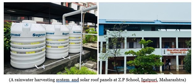Schools Powered by Sunshine and Rain: YuvaUnstoppable’s Green Revolution Safeguarding Rural Classrooms 2 India CSR