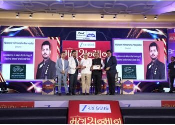 Nishant Himanshu Parvadia and Shri Ram Electro – TRIPLE-D MOTORS Honored with CM Award at Zee Mahasamman 2026