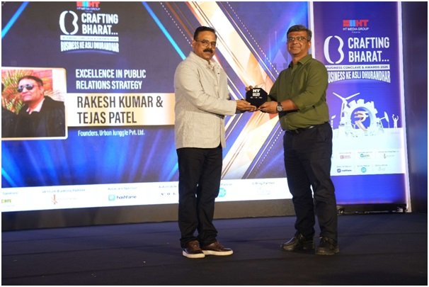 Urban JungglePvt. Ltd. Honoured with Excellence in Integrated Pest Control Services Award at HT Media Presents Crafting Bharat Business Conclave & Awards 2026