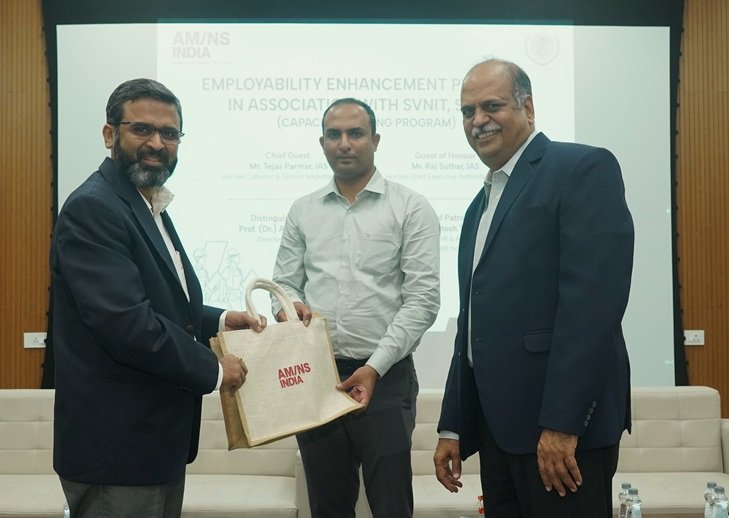 AM/NS India, SVNIT Launch Employability Enhancement Program in Surat 2 India CSR
