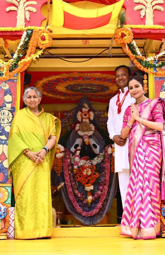 Naveen Jindal Family Offers Prayers at Bahuda Yatra in Jindal Nagar, Angul in Odisha 2 India CSR