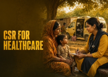 The image is created by AI. India CSR