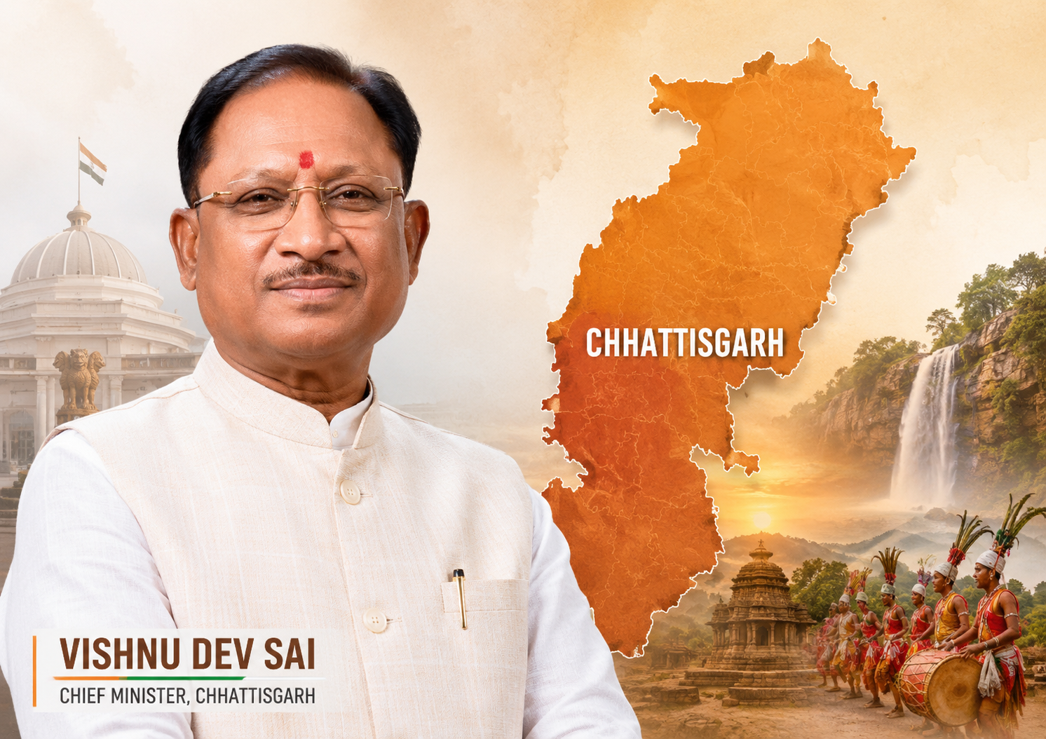 Chhattisgarh Chief Minister Vishnu Dev Sai