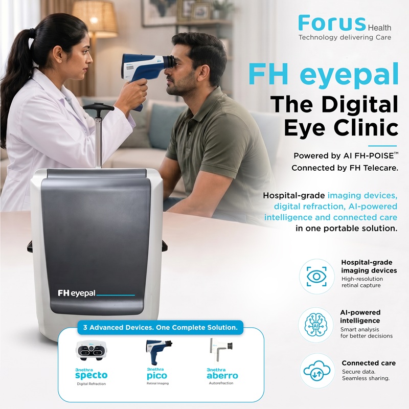 Forus Health Launches FH eyepal to Take Digital Eye Care Beyond Hospitals 1 FH eyepal Brings AI-Powered Eye Clinics Closer to Communities