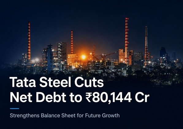 Tata Steel Cuts Net Debt to ₹80,144 Cr, Strengthens Balance Sheet for Future Growth