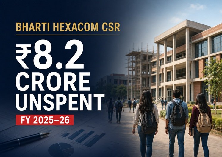 Unspent CSR of Bharti Hexacom Rises 64% to ₹8.2 Crore as Multi-Year Projects Gain Ground 1 Unspent CSR of Bharti Hexacom Rises