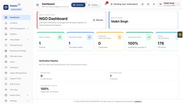 ASEES DRMS Foundation Launches Free Disaster Response Platform to Improve Relief Coordination and Transparency 1 India CSR