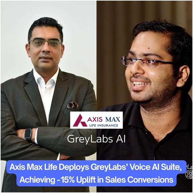 Axis Max Life Deploys GreyLabs’ Voice AI Suite, Achieving ~15% Uplift in Sales Conversions 1 India CSR