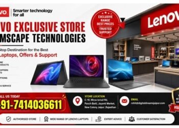 Dreamscape Technologies Brings Lenovo Exclusive Store to Jaipur