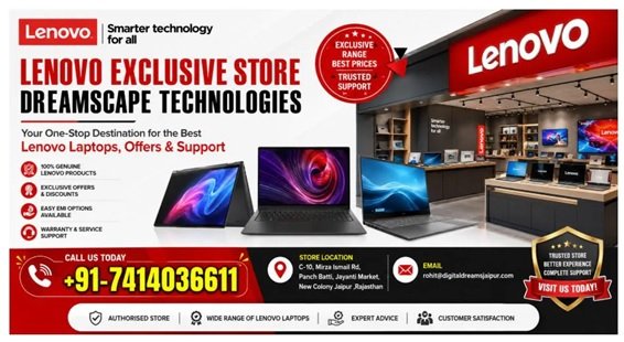 Dreamscape Technologies Brings Lenovo Exclusive Store to Jaipur 1 India CSR