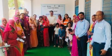 हिन्दुस्तान जिंक द्वारा स्वास्थ्य सेवा पहल के तहत् आयोजित शिविरों में 1100 से अधिक ग्रामीण लाभान्वित