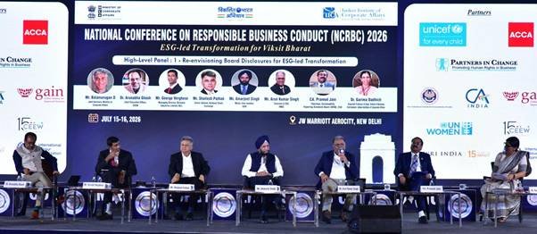 Following the inaugural session, a High-Level Panel I on "ESG, Governance and Board-Level Disclosures," moderated by Professor Garima Dadhich, brought together regulators and industry leaders to examine how responsible business conduct can be embedded into corporate governance. Shri Amarjeet Singh, Whole-Time Member, Securities and Exchange Board of India (SEBI), cautioned against rushing to converge with global standards, saying India should chart its own glide path suited to its stage of development rather than align hastily with international frameworks. Shri Arun Kumar Singh, Chairman, Oil and Natural Gas Corporation (ONGC), said over-promising and under-delivering is "far better" than under-promising, and called on regulators to reward companies for ambition and intent rather than penalise them for falling short. Intent and trust play the key role in governance. Dr. Arunabha Ghosh, Chief Executive Officer, CEEW (Council on Energy, Environment and Water), said ESG is too often treated as a "headache" rather than an opportunity, pointing to an estimated USD 4 trillion investment opportunity in India's green economy. Shri Shailesh Pathak, Senior Advisor, National Stock Exchange (NSE), said capital "goes to where it sees opportunity, but stays where it has trust," describing the Social Stock Exchange as a transparent bridge between capital and social enterprises. Shri George Varghese, Managing Director, Kirloskar Industries Limited (KIL), recounted how tighter emission norms, initially seen as a cost burden, ultimately opened up international markets for his company's products. CA Pramod Jain, Chairman, Sustainability Reporting Standards Board (SRSB), Institute of Chartered Accountants of India (ICAI), said India has become one of the first countries to make ESG assurance mandatory rather than voluntary, lending board disclosures the same credibility as financial statements. The panel was duly moderated by Prof. Garima Dadhich, Head School of Business Environment, IICA.