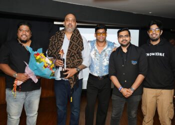Left to right - Siddhant Vinod, Managing Director, Brewsky_ Sharath Rice, Co-Founder, VRO Hospitality Pvt. Ltd._ Ananth Narayan, NRAI Bengaluru Chapter Head and Founder, JustBLR Group_ Sagar Daryani, President, Nat