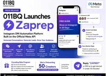 011BQ Introduces Zaprep: A Meta API-Powered Instagram DM Automation Platform for Creators and Businesses