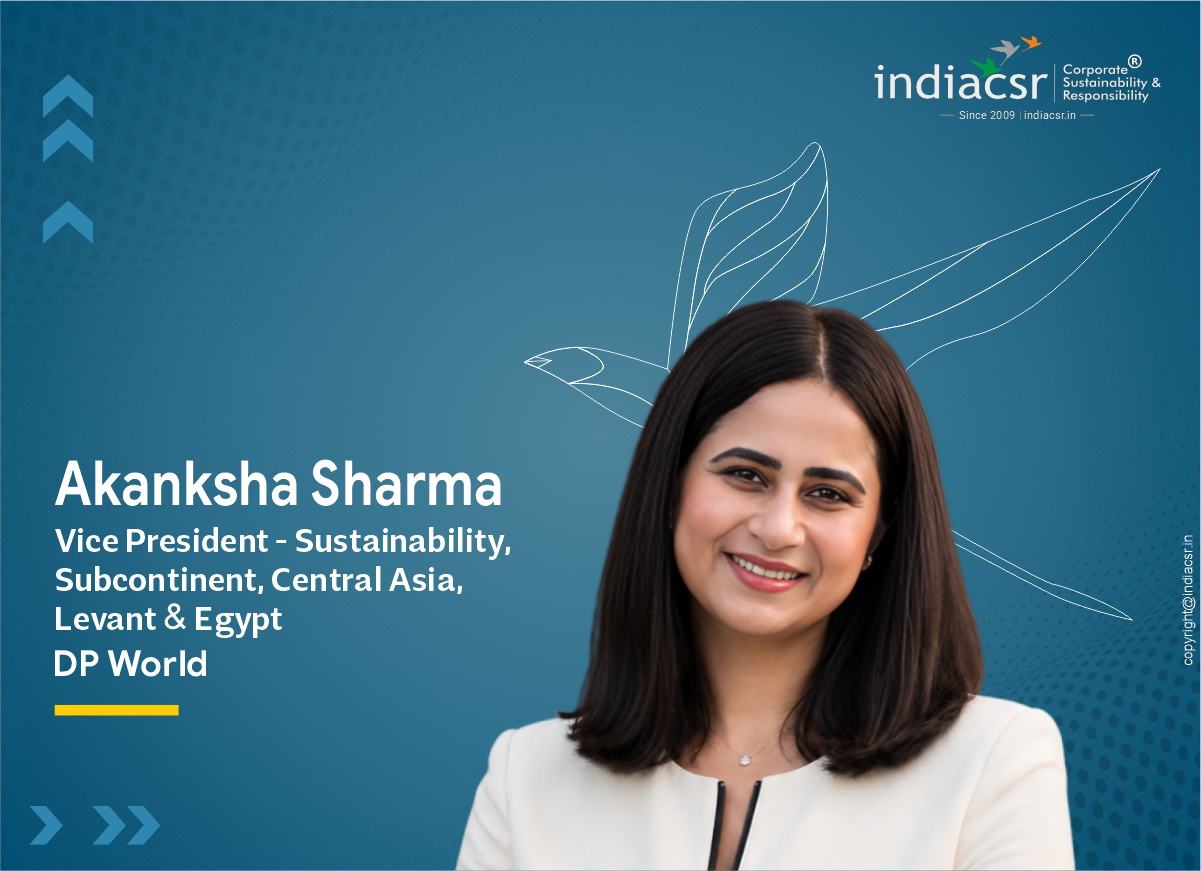 DP World’s Sustainability Strategy: Building Greener, Inclusive Logistics in India 1 Akanksha Sharma, Vice President – Sustainability, Subcontinent, Central Asia, Levant and; Egypt DP World