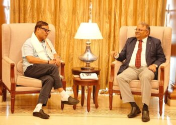 Assam Chief Minister Dr. Himanta Biswa Sarma and ONGC Chairman Arun Singh Kumar